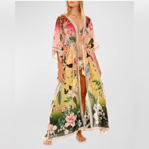 Agua Bendita Sally Sam Kimono Cover Up - Picture 1 of 6
